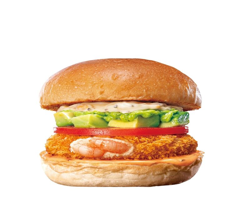 アボカドえびバーガー