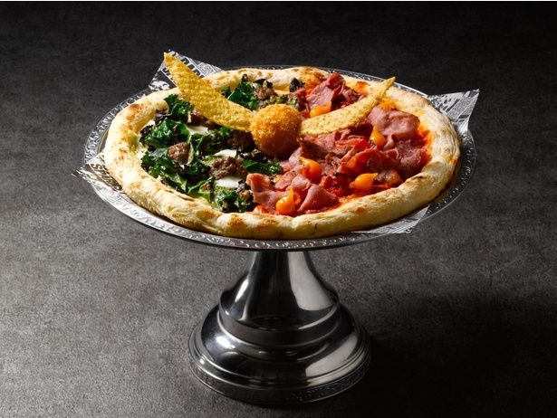 「クィディッチピザ ～グリフィンドールVSスリザリン～」(2800円)