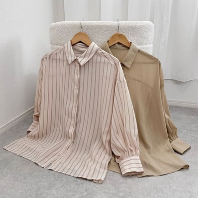 しまむら「シアーシャツ」