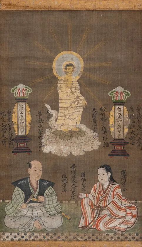 長尾政景夫妻像(常慶院蔵)【後期】