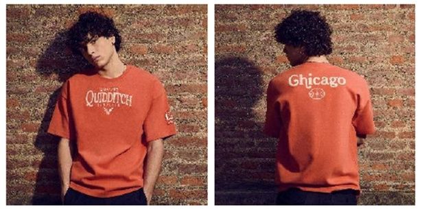 「高級クィディッチ用具店 シカゴ Tシャツ」(3800円)