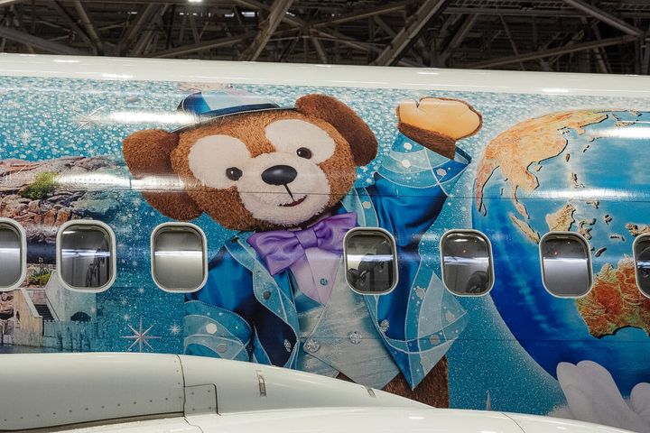 日本航空「JAL Jubilee Express」撮影 ダッフィー