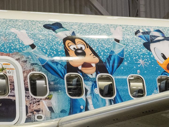 日本航空「JAL Jubilee Express」撮影 「グーフィー」