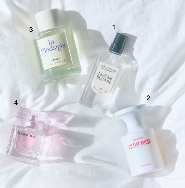 ラヴァンドブランシュ オードトワレ／BORNTOSTANDOUT FILTHY MUSK／In Hindsight／ナルシソ オードパルファム ラディアント