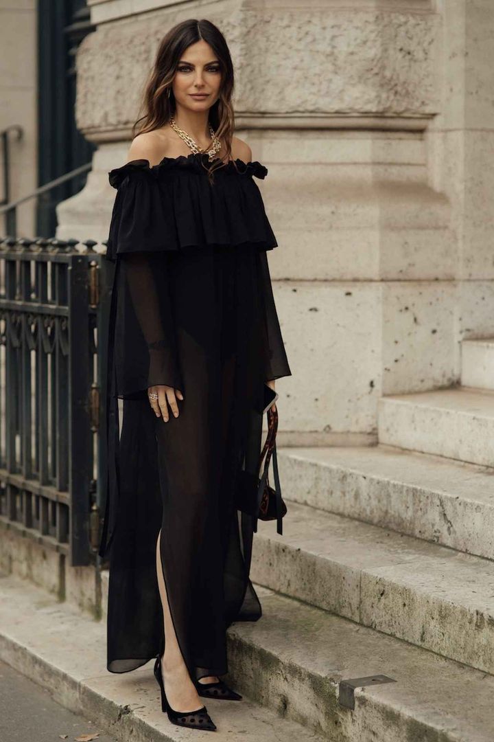 画像: 光と風を通す軽やかなブラックスタイル