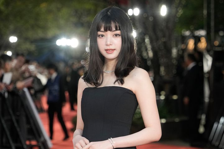 池田エライザさん。1996年～（2025年10月27日、時事通信フォト）