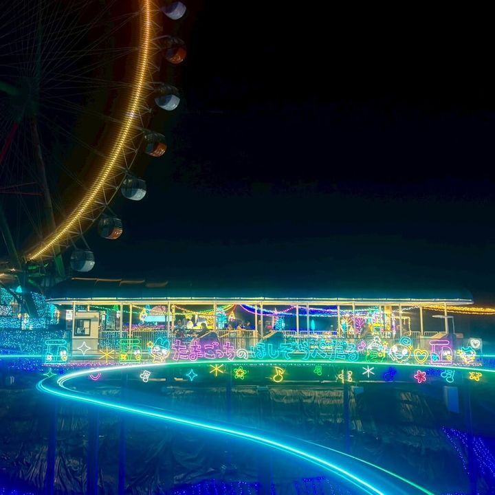 さがみ湖 たまごっち イルミネーション