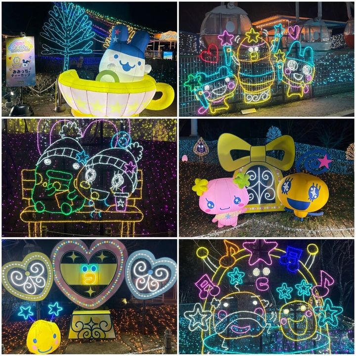 さがみ湖 たまごっち イルミネーション