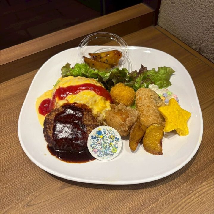 たまごっちだいしゅ～ご～! MORI MORIハンバーグプレート