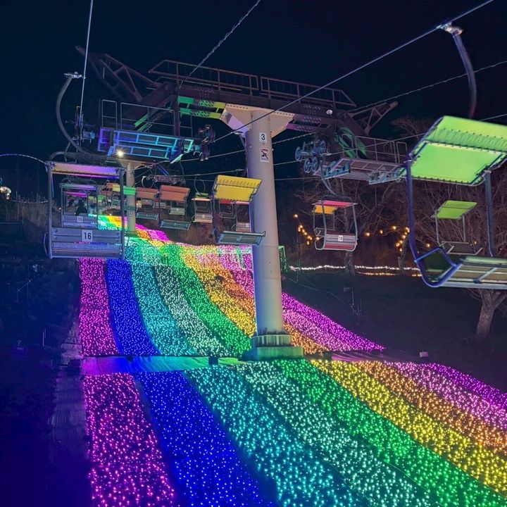 さがみ湖 たまごっち イルミネーション