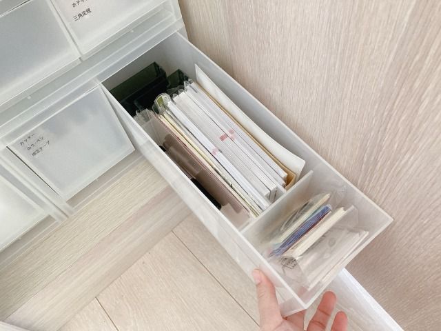 引き出しに収納したご祝儀袋