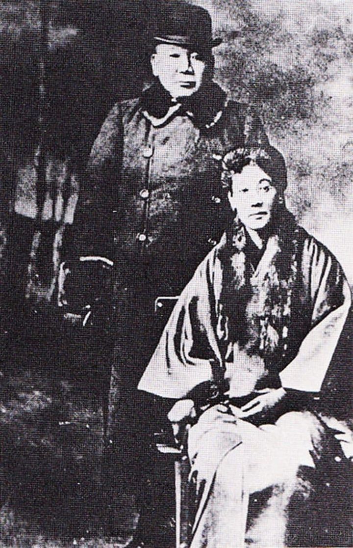 晩年の大山巌・捨松夫妻、1916年以前