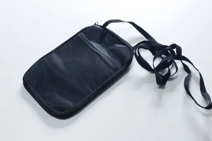 ダイソー メッシュポケット付ウォレットショルダーバッグ