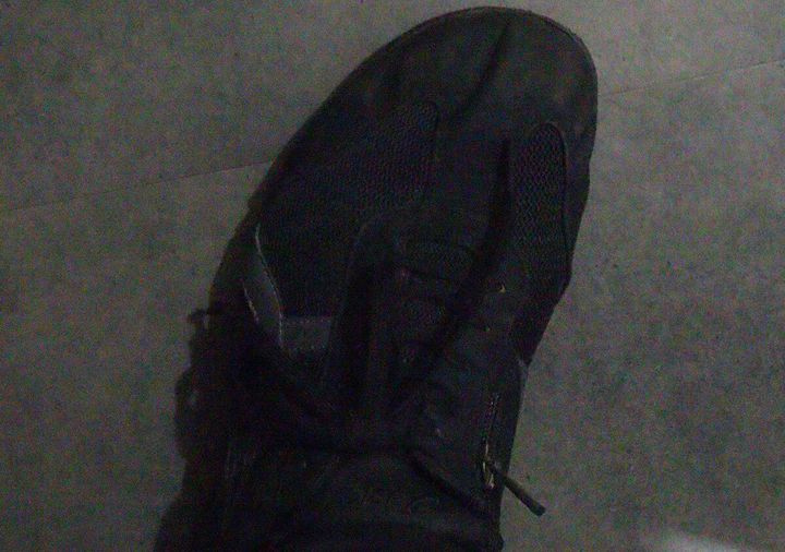 防災用インソール 使用例