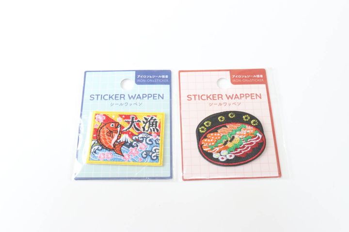 ダイソーのワッペン リアルタッチのパッケージ