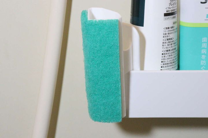 角の極み 浴室ブラシ ガラスビーズ入 保管