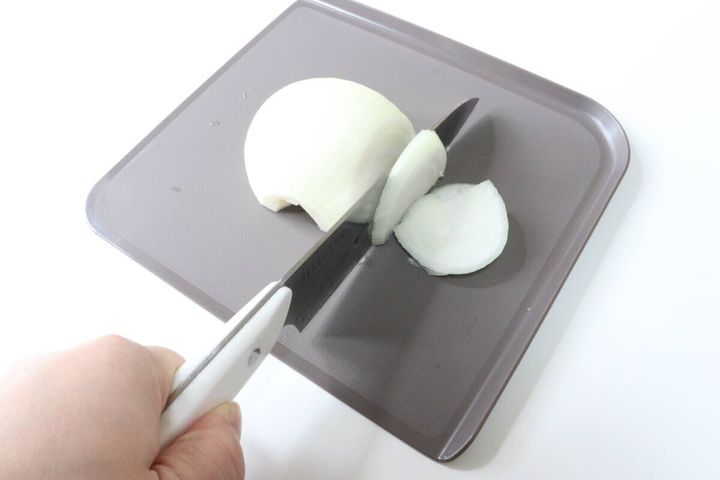 フチ付き抗菌まな板 使用例