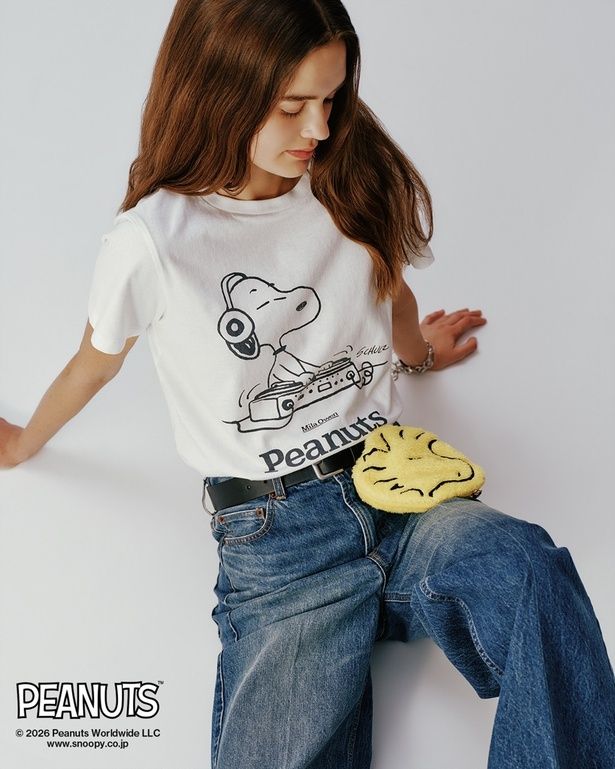 「スヌーピー Tシャツ(ホワイト)」(6600円)