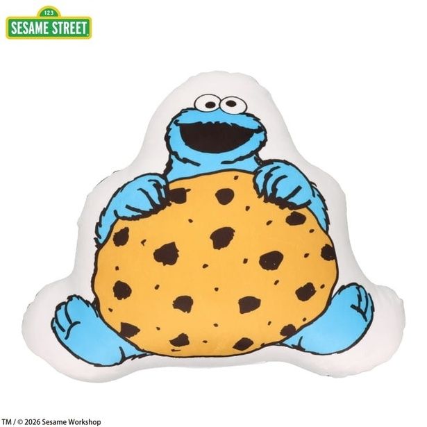 「ダイカットクッション(クッキーモンスター)」(1639円) 