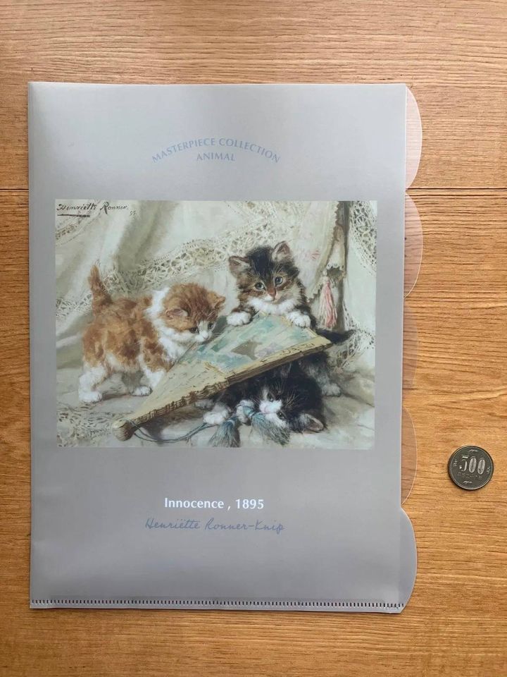 Seria(セリア)：A4クリアホルダー 5ポケット マスターピースコレクション/FA