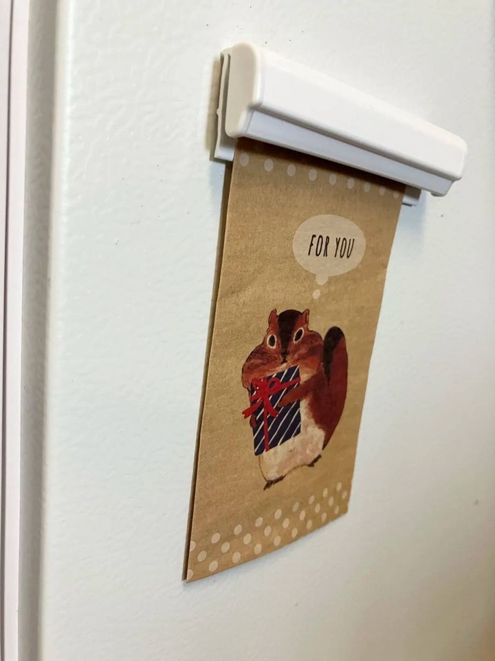 DAISO(ダイソー)：差し込みメモクリップ(マグネット付)