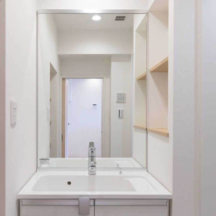 洗面所 家庭運 下がる