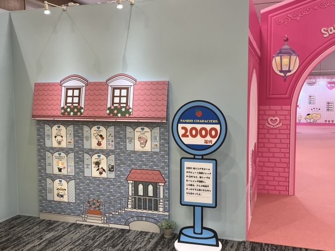 SANRIO CHARACTERS KAWAII TOWN パネル展示