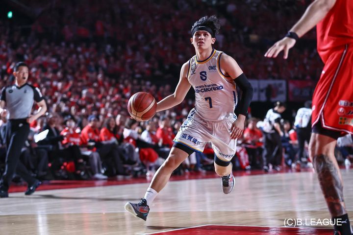 画像: 第31節【千葉ジェッツ vs 滋賀レイクス】游艾喆（#7/180cm/PG）(c)B.LEAGUE