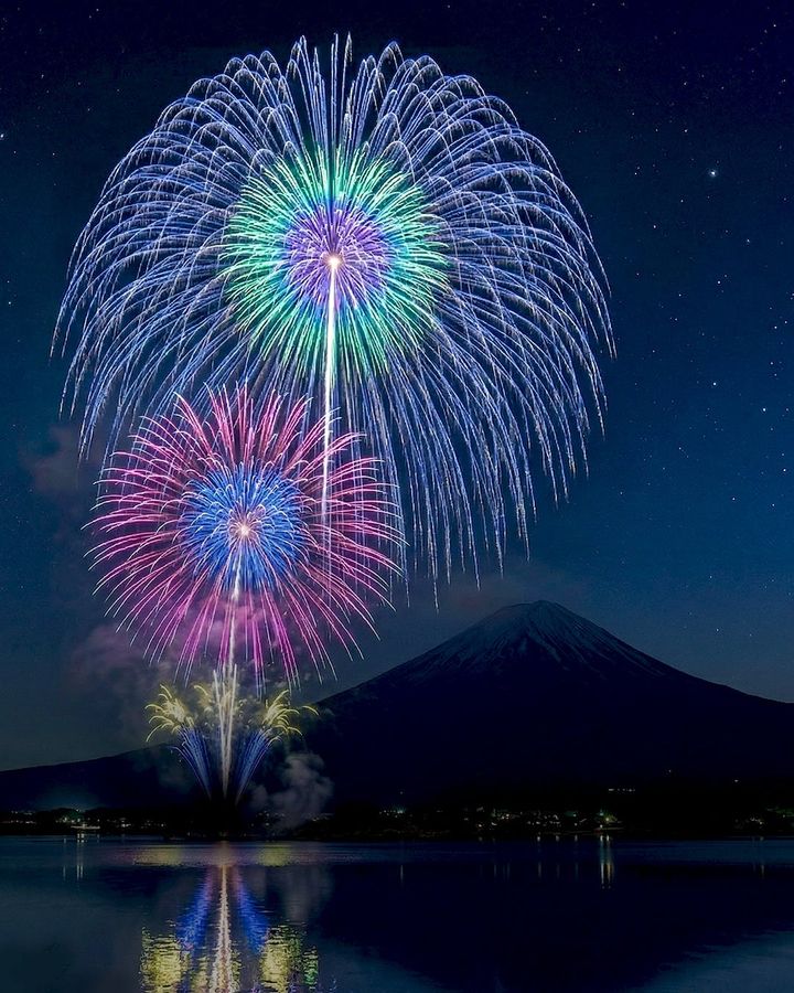 ロケーションと融合した特別花火