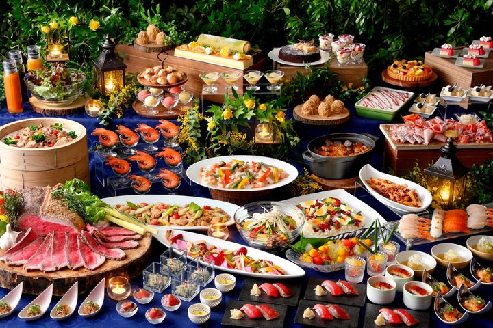 ほたるの夕べ ディナービュッフェの料理イメージ