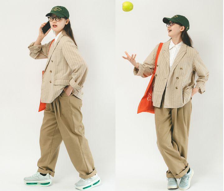 「グリーン×グレー」春に履きたいおしゃれランニングシューズ／配色別まとめ【FUDGE dig.｜ランニングシューズ配色別図鑑】