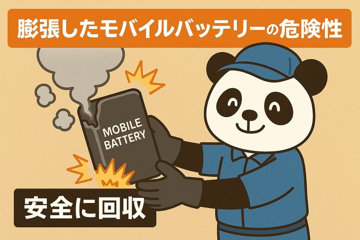 回収対象となるリチウムイオンバッテリーの例