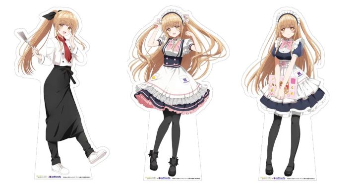 TVアニメ『お隣の天使様にいつの間にか駄目人間にされていた件2』とめいどりーみんのコラボカフェ告知ビジュアル