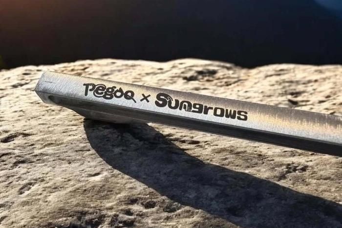 Pegoo（ペグー）pegoo×Sungrowsの 超軽量マグネシウムペグ