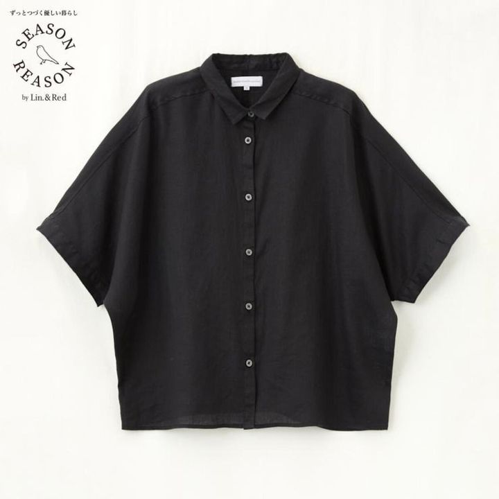 しまむらのリネンシャツ（SEASON REASON）