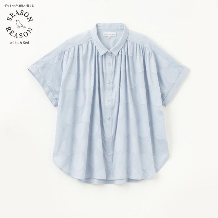 しまむらのカットジャガードブラウス（SEASON REASON）