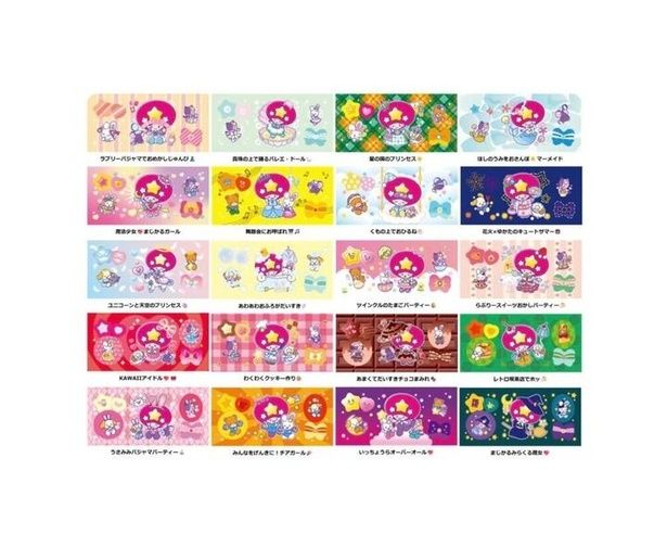 【写真】リニューアル後のシール全種。シール交換にも！