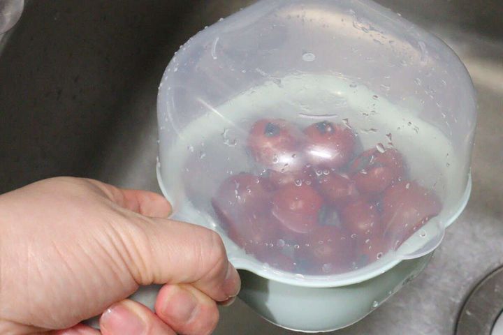 ダイソーの取っ手付 ミニザル・ボウル 使用例3