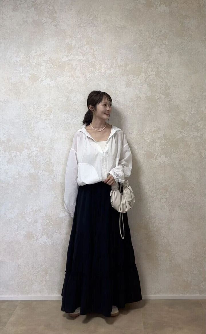 2026gu春アウター大人女性おすすめUVカットシアーパーカ着回しコーデ