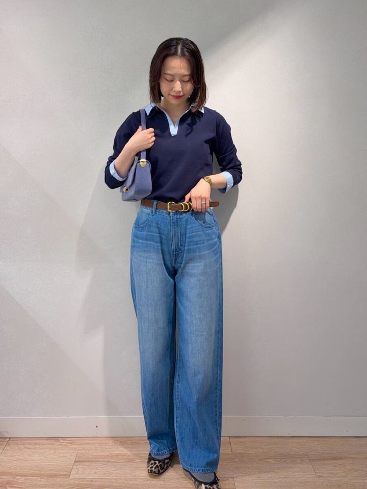 ワイドデニムコーデ4