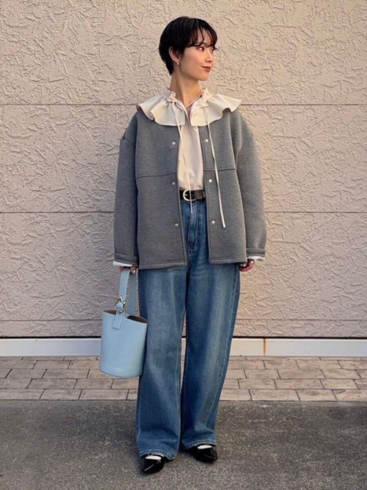 ワイドデニムコーデ2