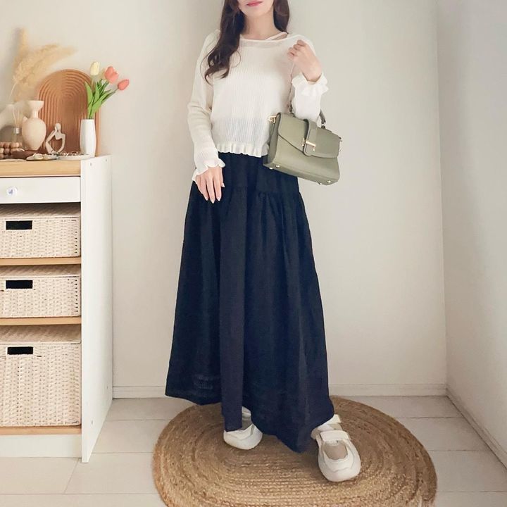 画像: 前後2WAYで楽しむ雰囲気チェンジコーデ