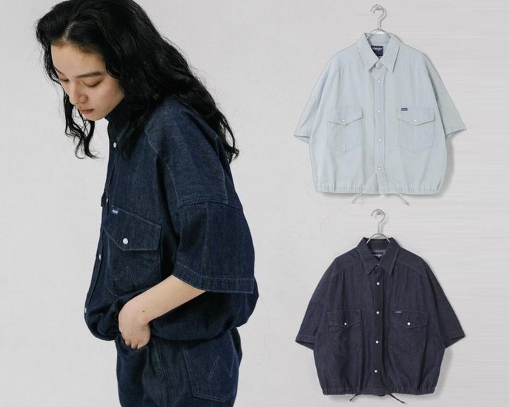 画像: EKAL 『別注』Wrangler×EKAL ライトデニムワークシャツ（ユーズド、ワンウォッシュ）各¥10,450（ともにエカル） ※4月下旬発売予定 出典：アーバンリサーチ