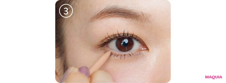 2026年最新 多幸感アイメイク まつ毛の丸みでスマートなドールアイに やり方ハウツー 3