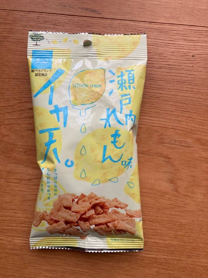 DAISO(ダイソー)：まるか食品 イカ天瀬戸内れもん味 20g