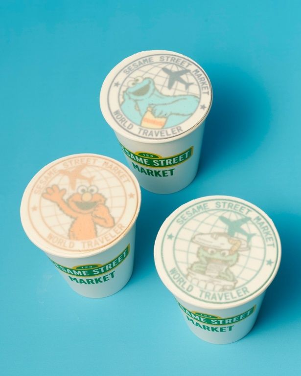 「TRAVELキャラクターラテ」(各650円)