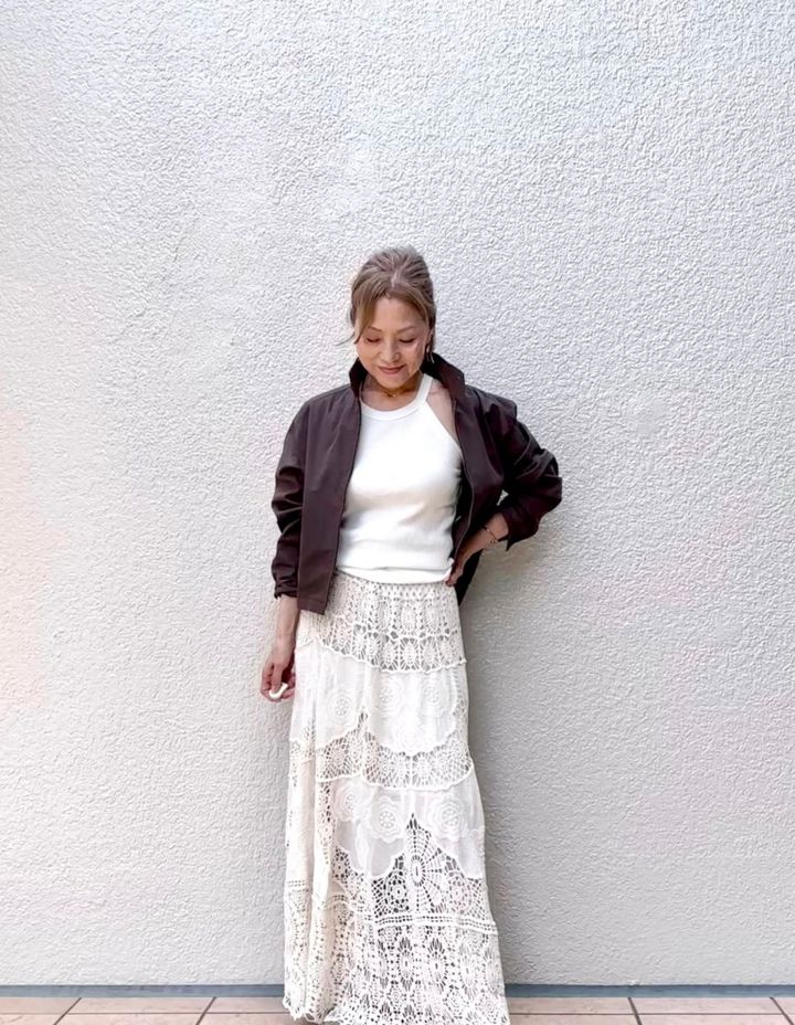 ブルゾンコーデ