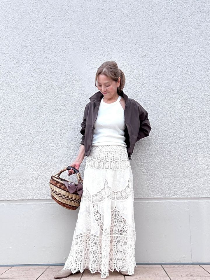 ブルゾンコーデ