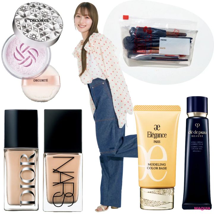 【守屋麗奈さん】れなぁのべースメイク愛用品はこれ！ コスメポーチ事情もお届け