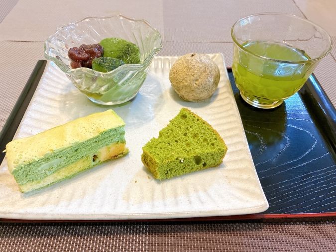 橋本茶舗 人気デザートのミニプレート